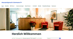 Desktop Screenshot of hausarztpraxis-fuhrmann.de